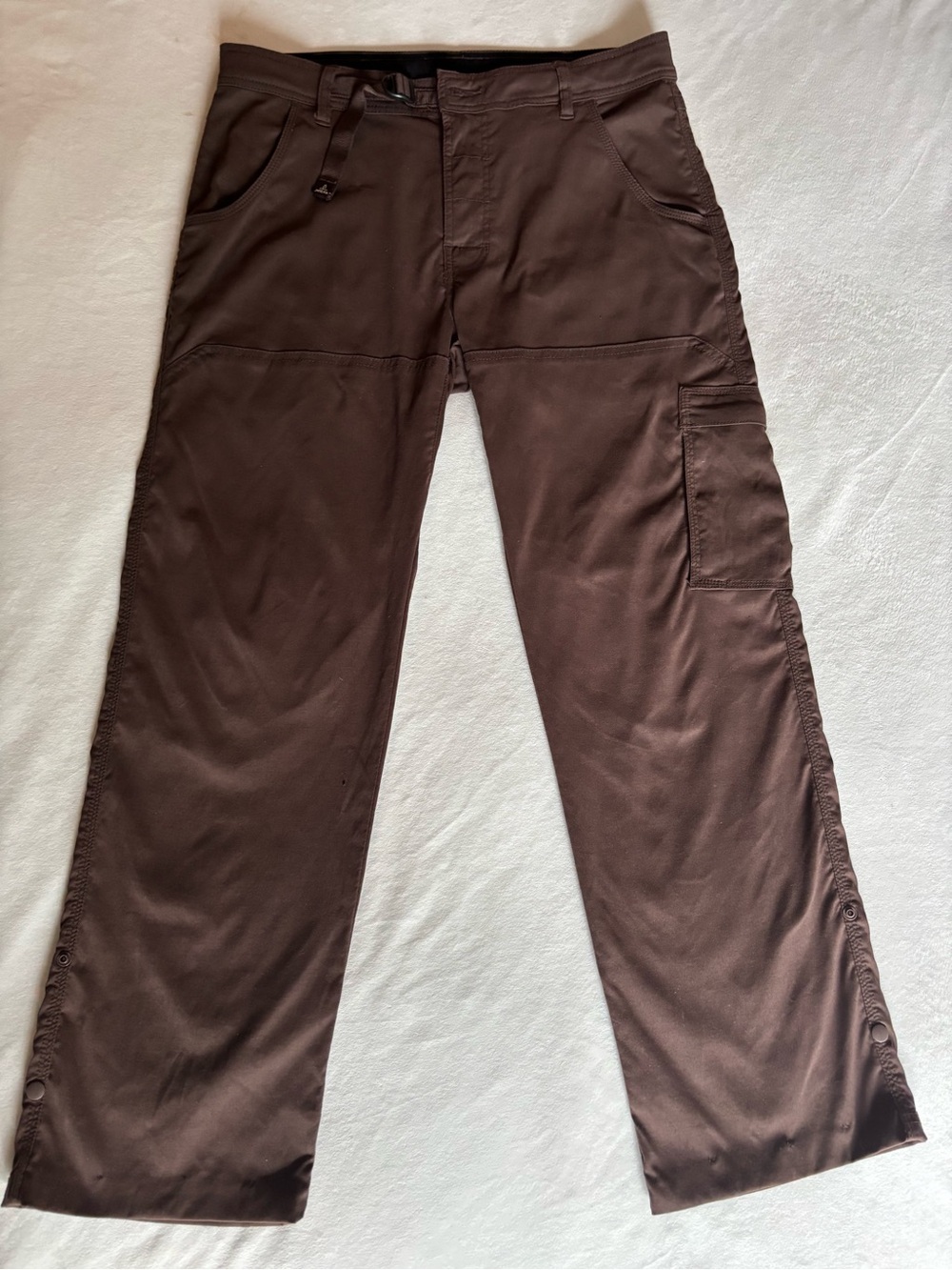 Men's prAna Brown Utility Cargo Pants - Hemmed 33x28